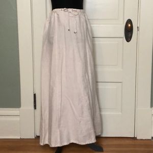 Elegant Linen/cotton maxi skirt